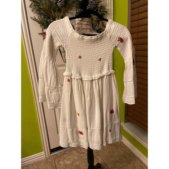 FrePeople's Counting Daisy Dress, white, sx - Picture 2 of 5